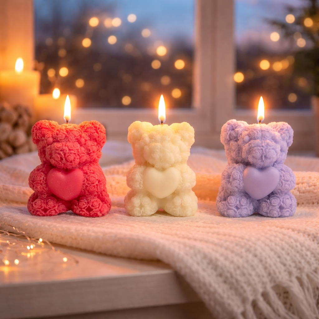 Blush of Love- Floral Candle Sets