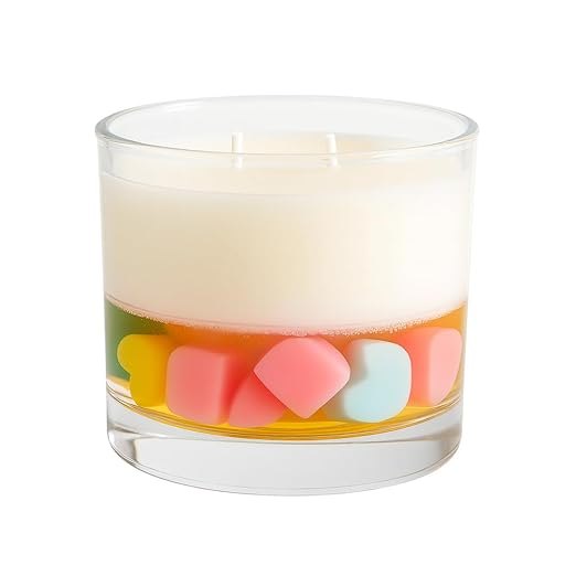 Floral Amour – Heart-Infused Luxury Glass Candle