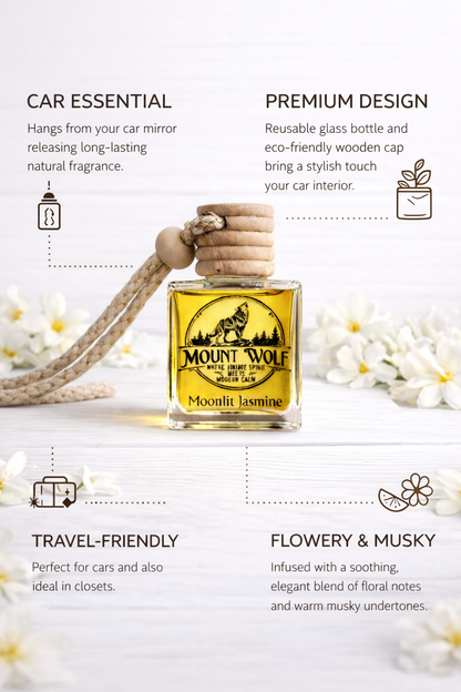 Jasmine Aura – Hanging Car Diffuser